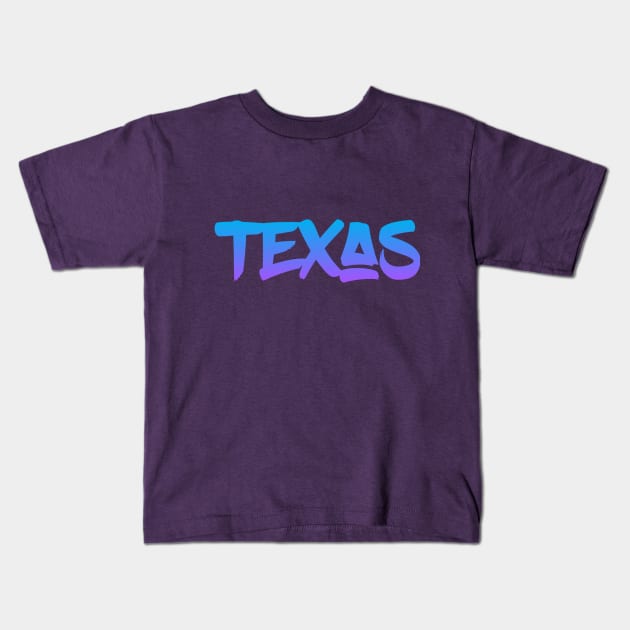 Texas Kids T-Shirt by Dale Preston Design